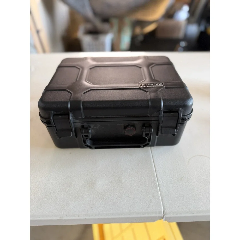 HERF-A-DOR by Humi-Care Travel Cigar Humidor Case - Black